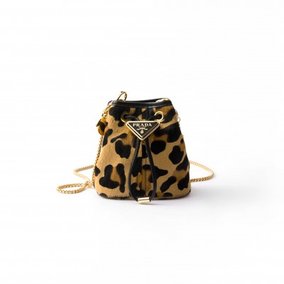 PRADA PRINTED LEATHER MINI POUCH 1NR016 (9.5*9*6cm) 